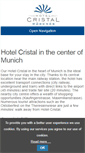 Mobile Screenshot of cristal-hotel.de
