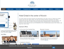 Tablet Screenshot of cristal-hotel.de